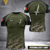 Customized French soldier 3D Printed Combat Shirt EZMQ1604