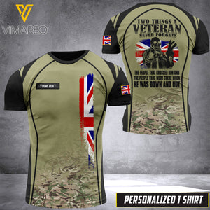 Customized British Soldier 3D Printed Combat Shirt EZMQ020621