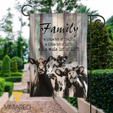 Cattle Family Garden Flag