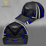 Arizona blue line Flag Peaked cap 3D NQA