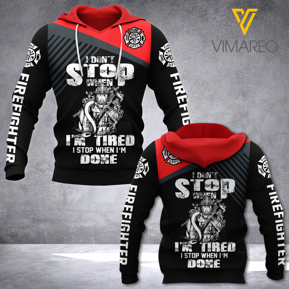 firefighter HOODIE 3D TPM DONE