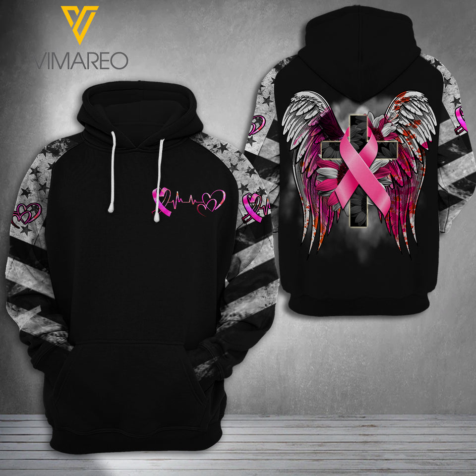 Breast cancer awareness hoodie + tshirt 3d all print 1204NGBA