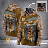 German Shepherd MASK HOODIE 3D PRINTED evil