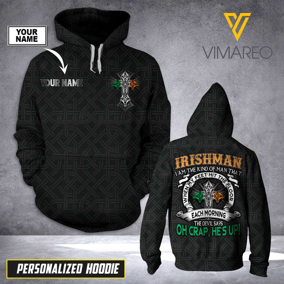VMAH PERSONALIZED ST.PATRICK'S DAY HOODIE 3D PRINTED MAR-MA04
