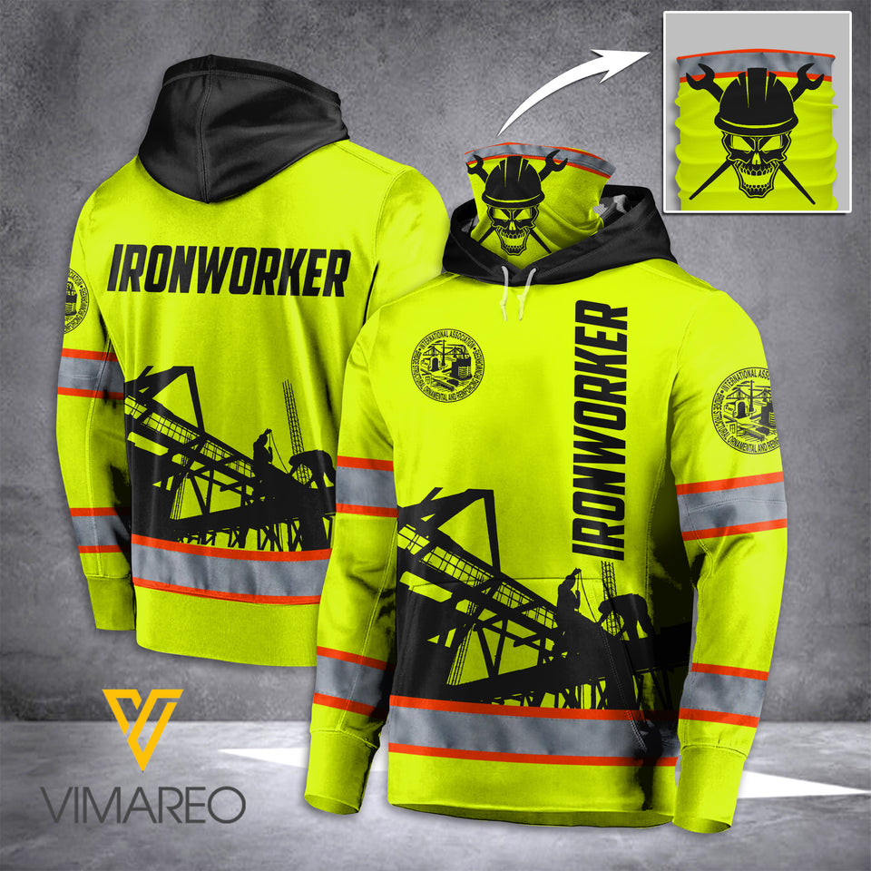 VH IRONWORKER mask HOODIE 3D ALL PRINT 2002 TMA
