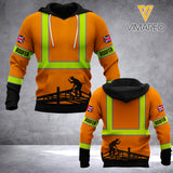Roofer UK hoodie 3d all print 1208A