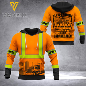 LKW-FAHRER HOODIE 3D PRINTED 0807A