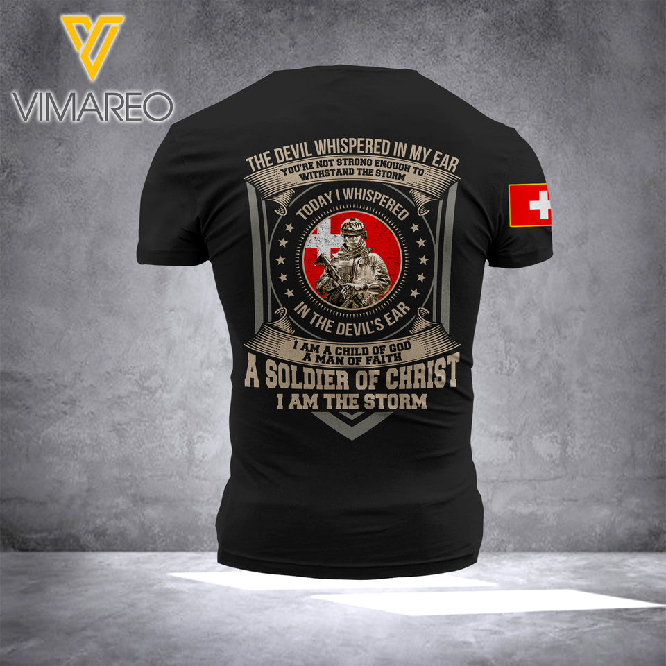 SWISS soldier T SHIRT 3D ALL PRINTED 1106MQ