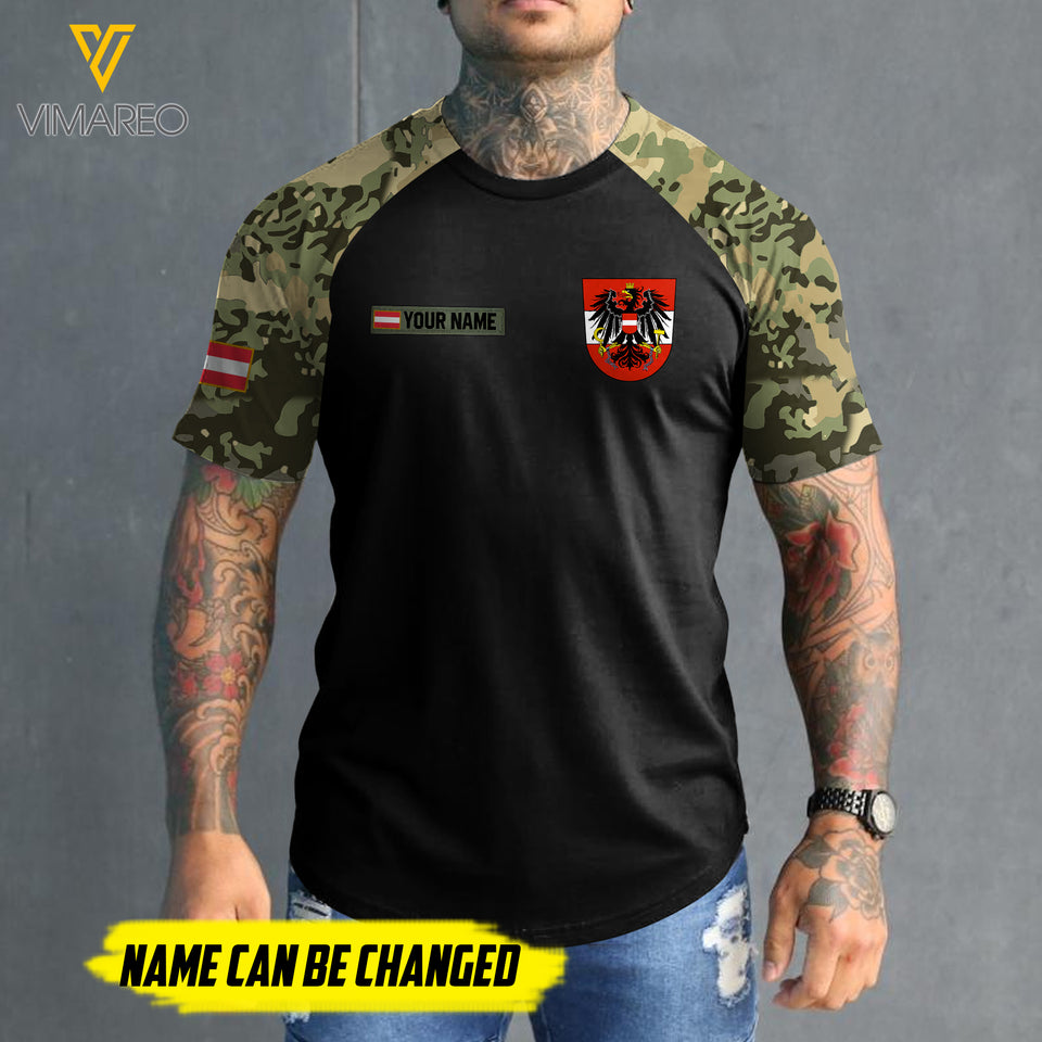 Customized Austria 3D PRINTED SHIRT 2407MQ