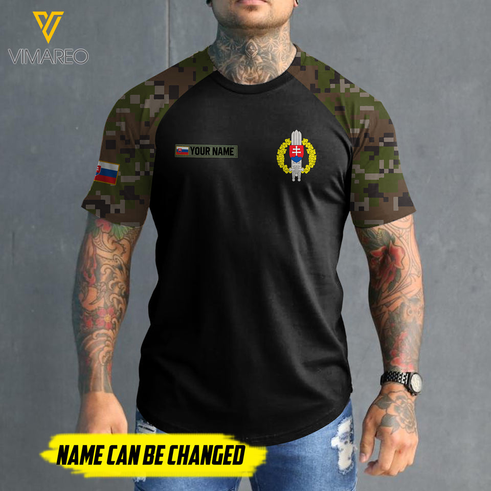 Customized Slovakia 3D PRINTED SHIRT 2407MQ