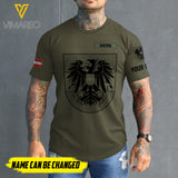 Customized Austria 3D PRINTED SHIRT 2407MQ