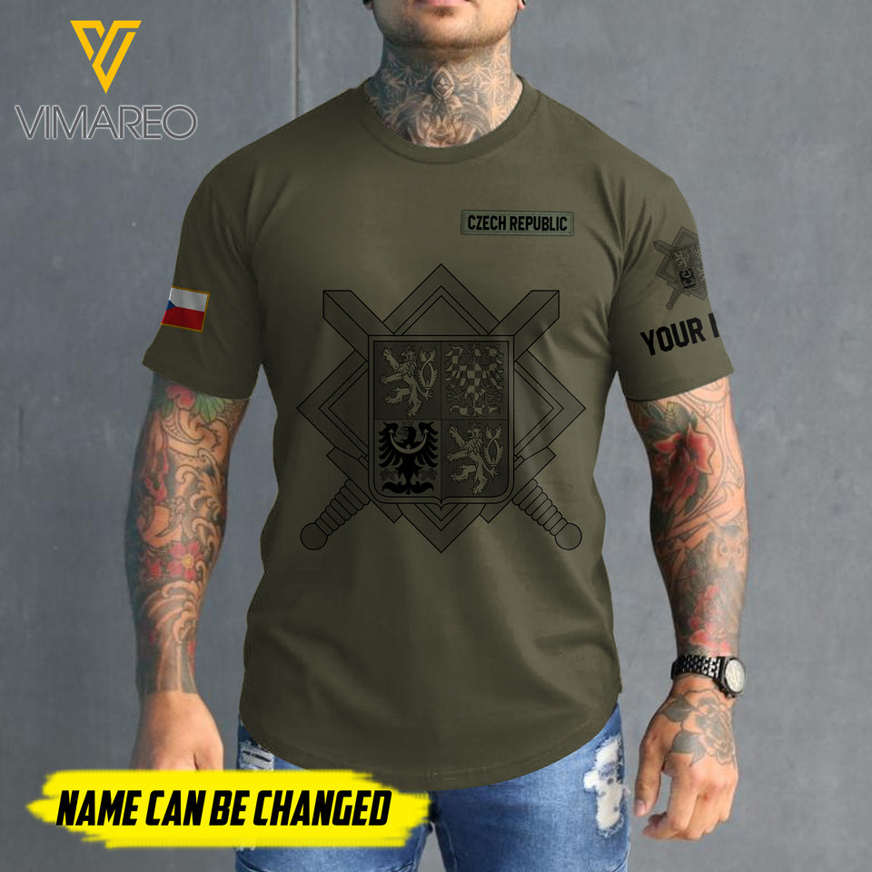 Customized Czech 3D PRINTED SHIRT 2407MQ