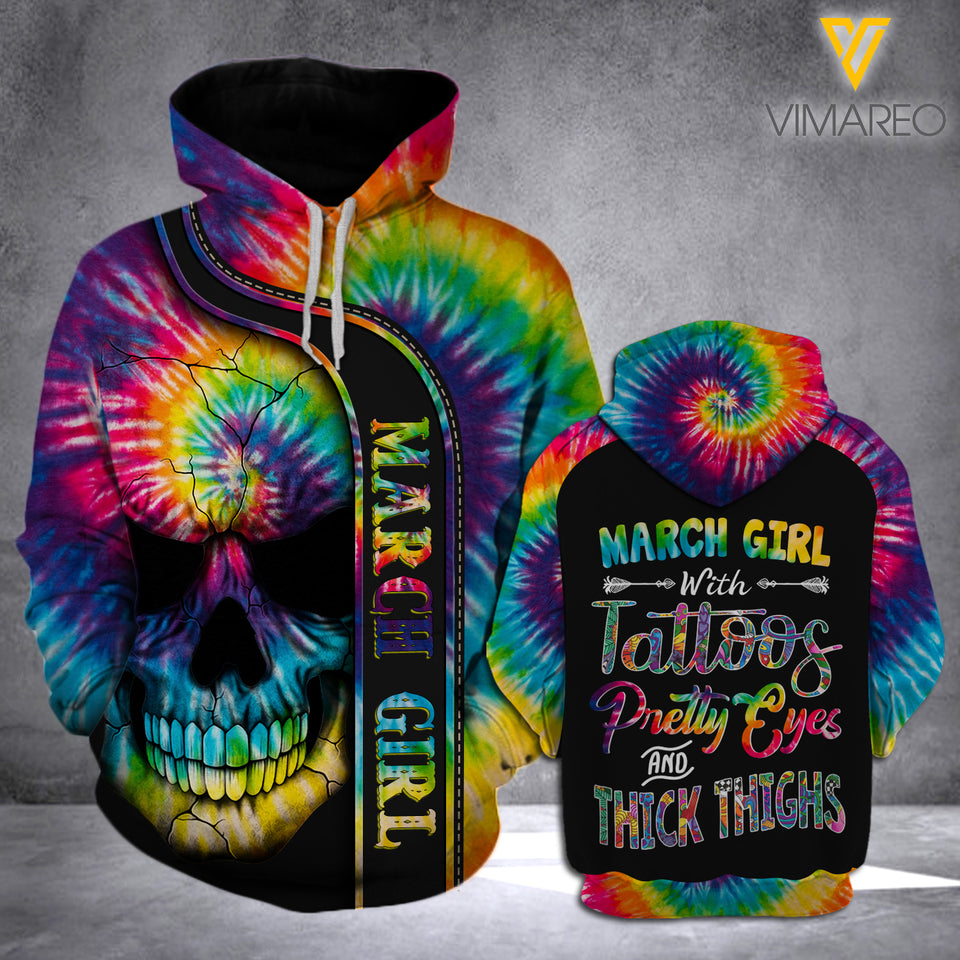 KHMD MARCH THICK THIGHS HOODIE 3D PRINTED