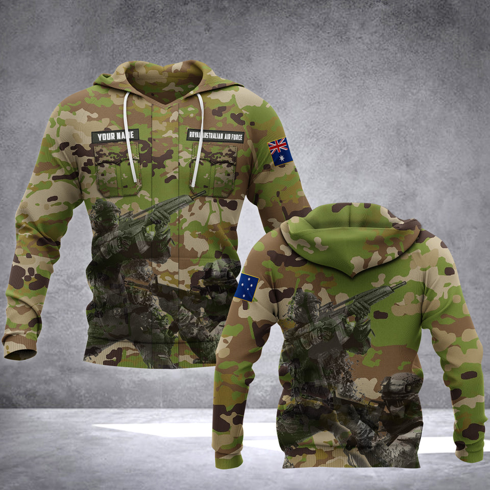 Austraian air force Art combat personalized HOODIE 3D PRINTED
