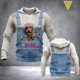 Dachshund HOODIE 3D TPM yem