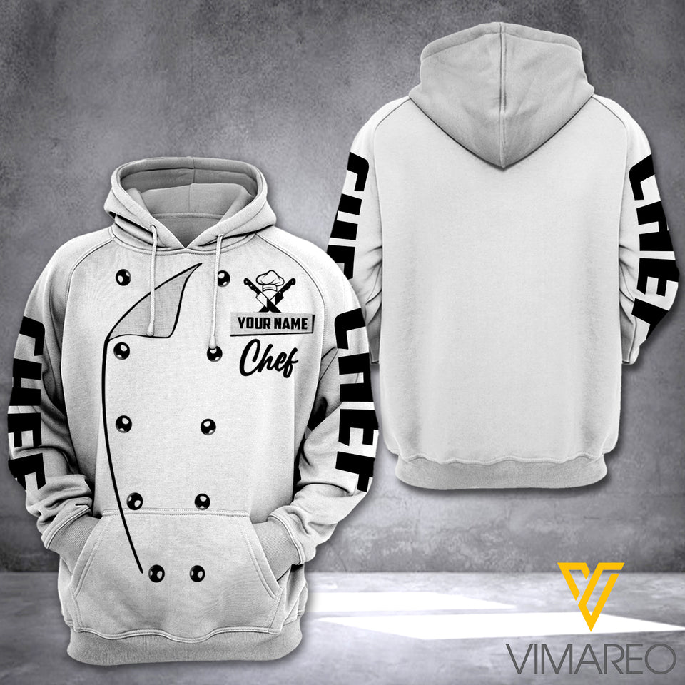CHEF UNIFORM CUSTOMIZE HOODIE 3D TPM