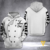 CHEF UNIFORM CUSTOMIZE HOODIE 3D TPM