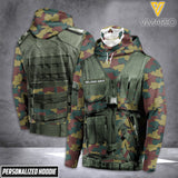 Belgian ARMY MASK HOODIE 3D PRINTED LMT HMD