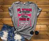 No Woman Is Perfect Except January Born