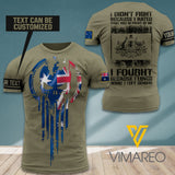 PHN PERSONALIZED AUSTRALIAN VETERANS TSHIRT 3D PRINTED AUG-HQ27