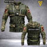 PHN Personalized Austria Army 3D Printed Shirt APR-DT08
