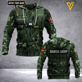 PHN Personalized Danish Army 3D Printed Shirt APR-DT08