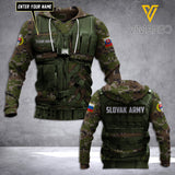 PHN Personalized Slovak Army 3D Printed Shirt APR-DT08