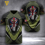 PHN British Army Baseball Shirt Printed APR-DT09
