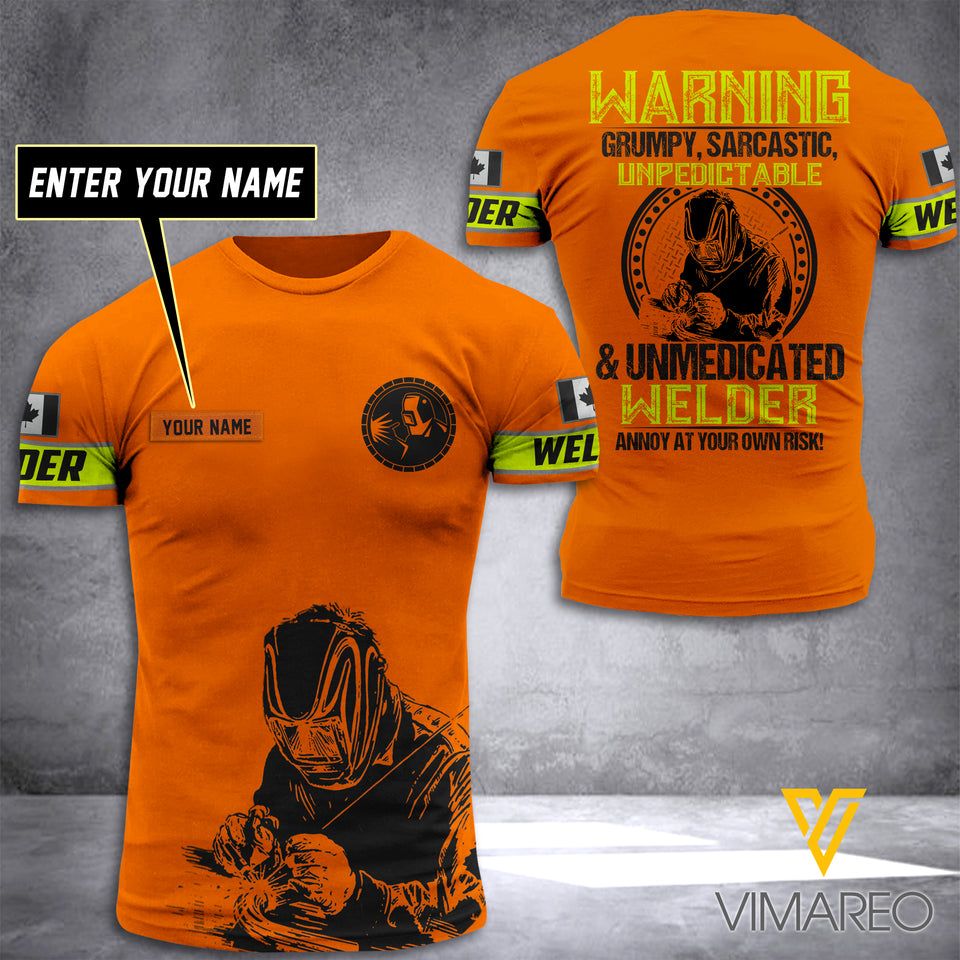 PHN PERSONALIZED CANADIAN WELDER TSHIRT PRINTED APR-DT19