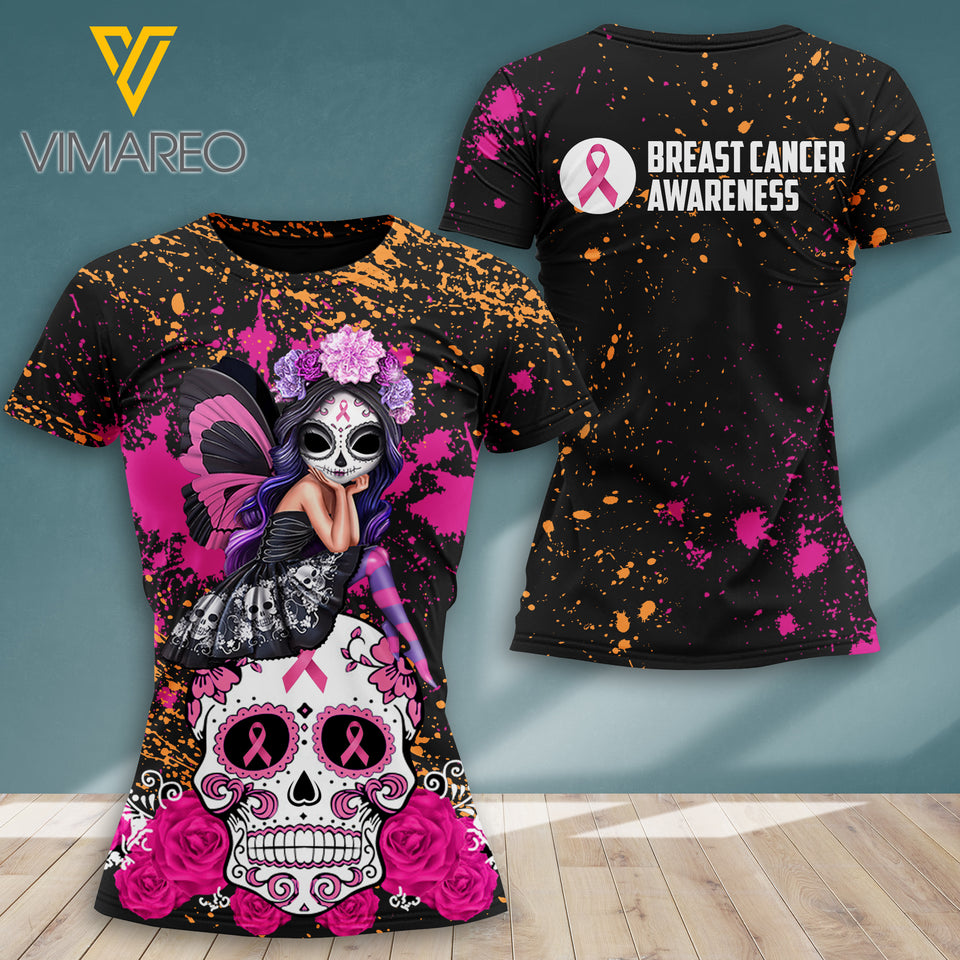 PHN Breast Cancer Awareness TSHIRT 3D PRINTED SEP-DT24