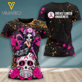 PHN Breast Cancer Awareness TSHIRT 3D PRINTED SEP-DT24
