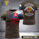 PHN Personalized Slovak Armed Forces 3D Printed Shirt APR-DT14