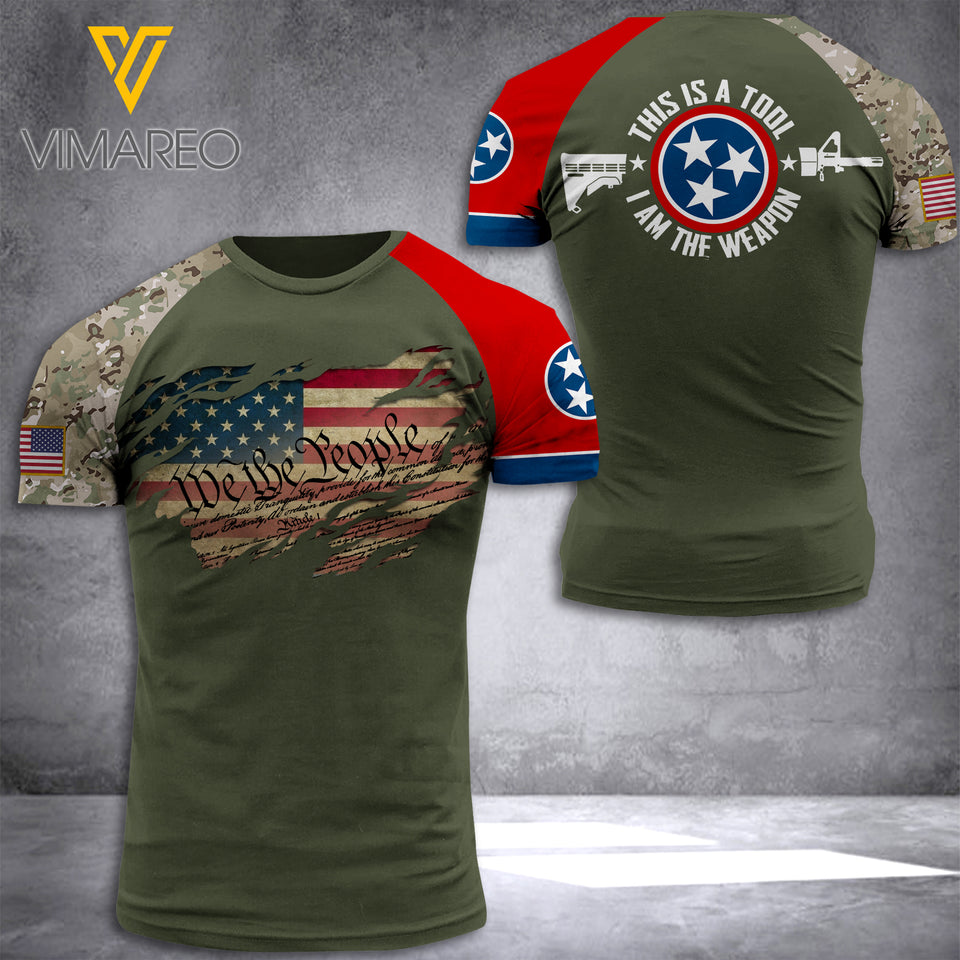 PHN TENNESSEE CAMO TSHIRT PRINTED MAY-DT04