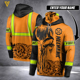 Customized Mechanic 3D Printed Combat T Shirt/Mask Hoodie EZQ60521