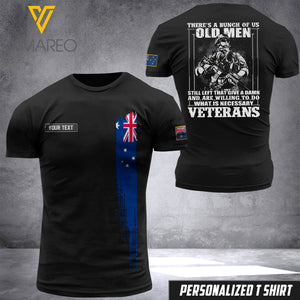 Customized Australia Soldier 3D Printed Combat Shirt EZHQ3006
