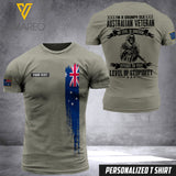 Customized Australian soldier 3D Printed Shirt  EZQ074