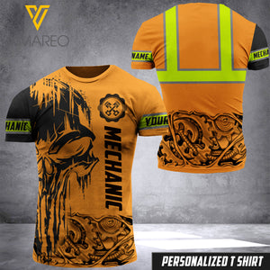 Customized Mechanic 3D Printed Combat T Shirt/Mask Hoodie EZQ60521