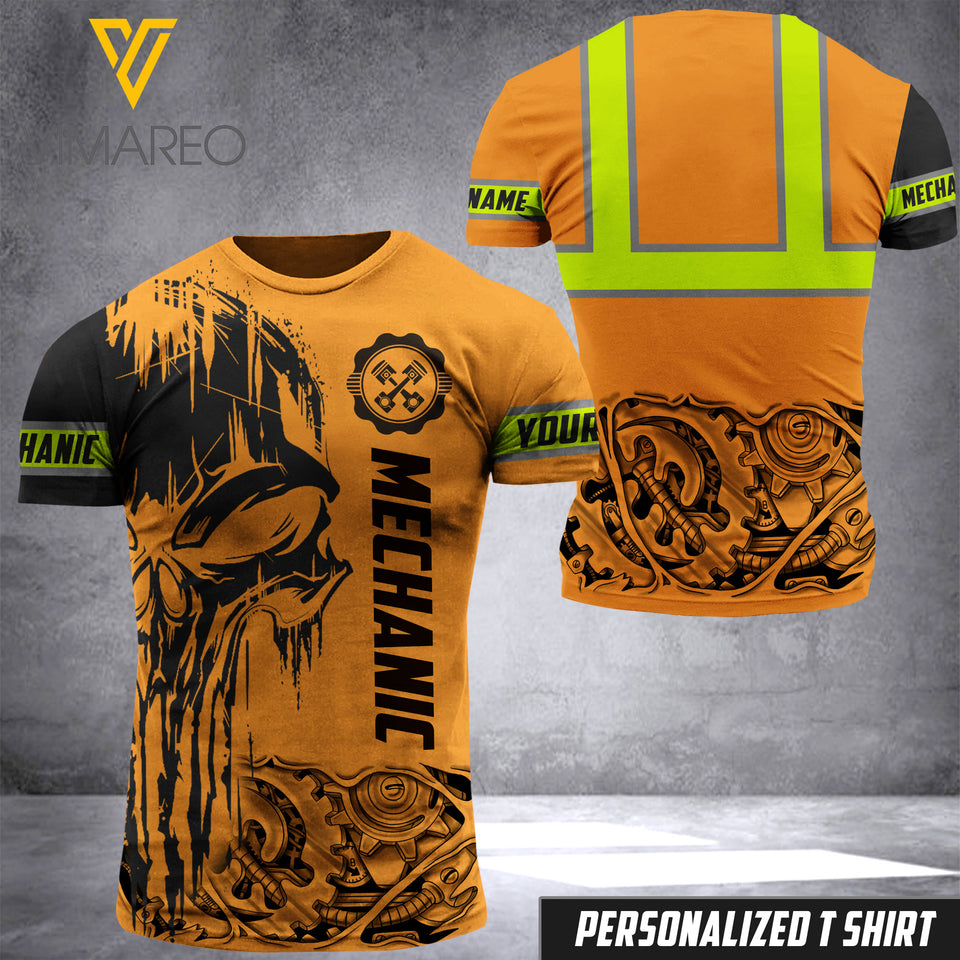 Customized Mechanic 3D Printed Combat T Shirt/Mask Hoodie EZQ60521