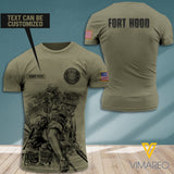 Customized Fort Hood Soldier 3D Printed Combat Shirt EZT230721