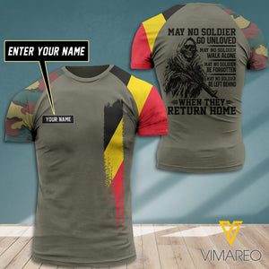 Customized Belgian soldier 3D Printed Shirt EZT1507