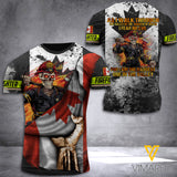 Customized Canada Firefighter 3D Printed Combat Shirt EZT134