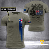 Customized Australian Soldier Gun Owning 3D Printed Combat Shirt EZT1204