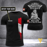 Customized Austria Soldier 3D Printed Shirt EZT074