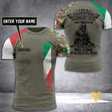 Customized Italy Soldier 3D Printed Combat Shirt EZT074