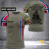 Customized Norway Soldier 3D Printed Combat Shirt EZT084