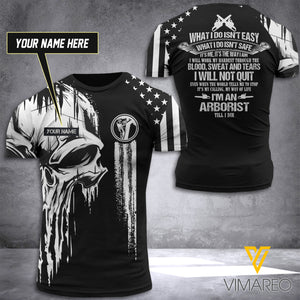 Customized Arborist 3D Printed Combat Shirt EZT60521