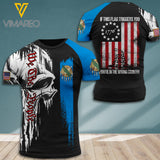 Customized Oklahoma Soldier 3D Printed Shirt EZT1707