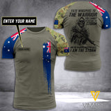 Customized Australian Soldier 3D Printed Combat Shirt EZT104
