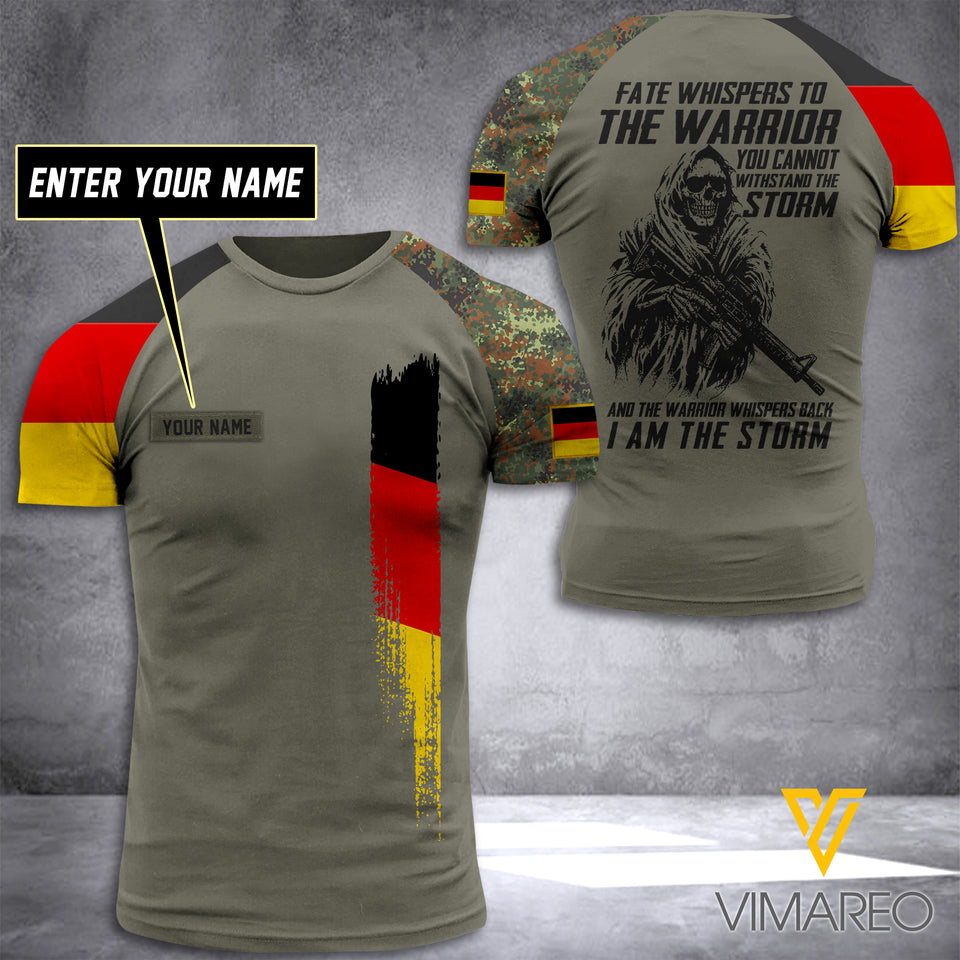 Customized German Soldier 3D Printed Combat Shirt EZT104
