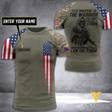 Customized US Soldier 3D Printed Combat Shirt EZT104